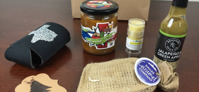 August 2015 My Texas Market Subscription Box Review & Coupon