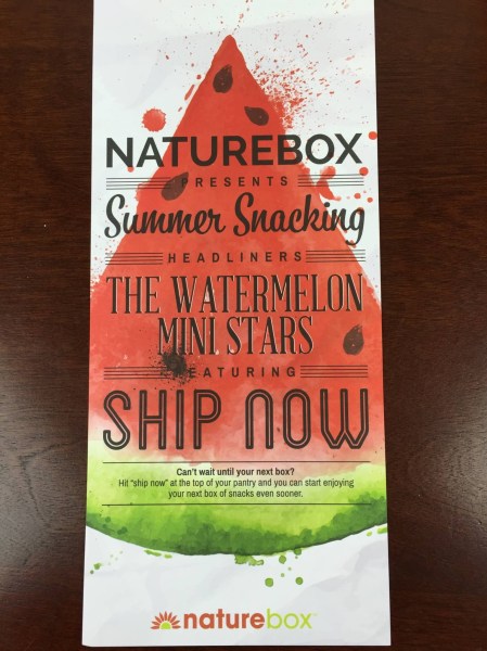 naturebox august 2015 card