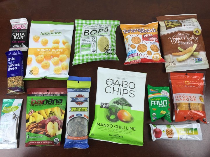 snack sack august 2015 review