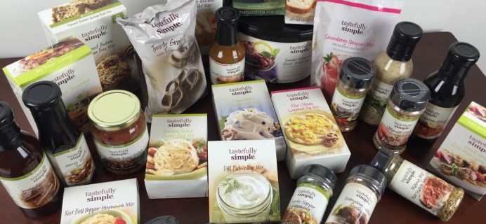 TS to You by Tastefully Simple Subscription Box Review – Spring/Summer 30 Meals & More