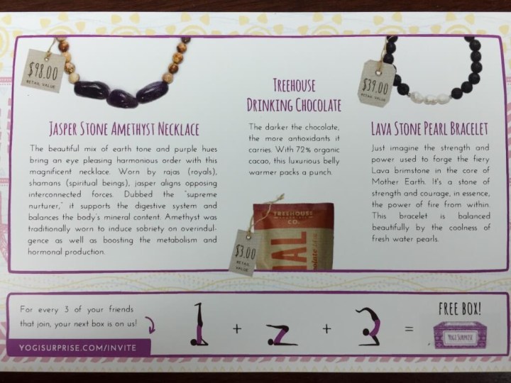 yogi surprise jewelry august 2015 card