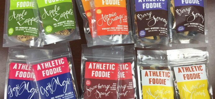 Athletic Foodie Subscription Box Review