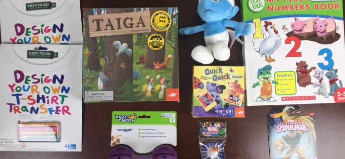 August 2015 Awesome Pack Subscription Box Review