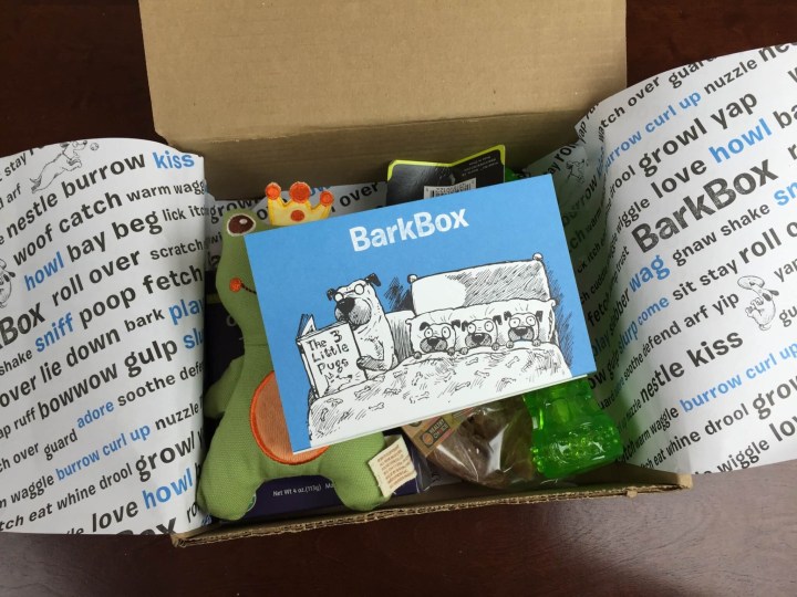 barkbox september 2015 unboxing