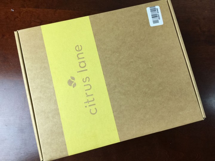 citrus lane september 2015 box