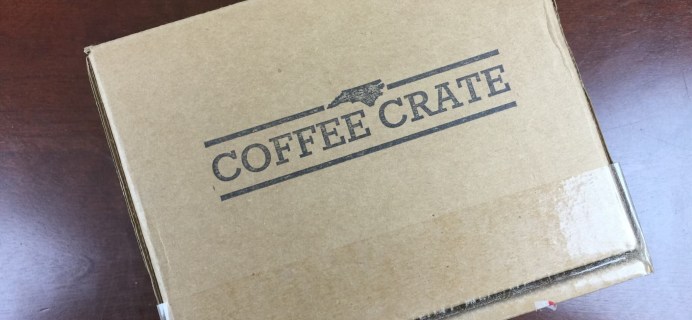 Coffee Crate Subscription Box Review & Coupon – August 2015