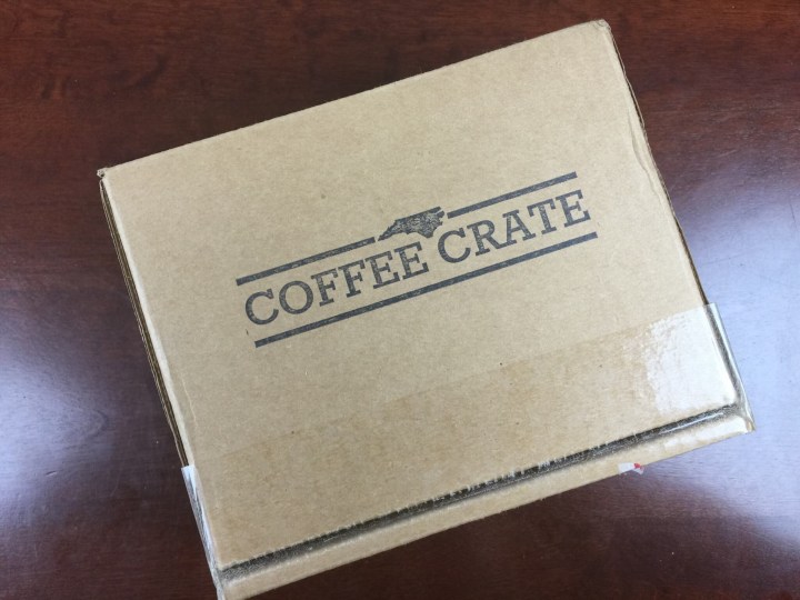 coffee crate august 2015 box