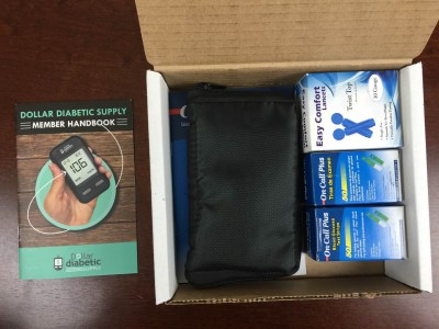 Dollar Diabetic Supply Subscription Box Review + Free Meter and First Month Free