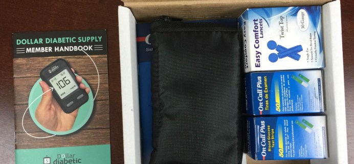 Dollar Diabetic Supply Subscription Box Review + Free Meter and First Month Free
