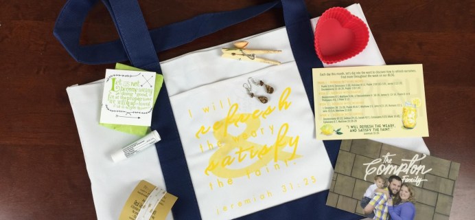 Filled Life Christian Subscription Box Review – August 2015