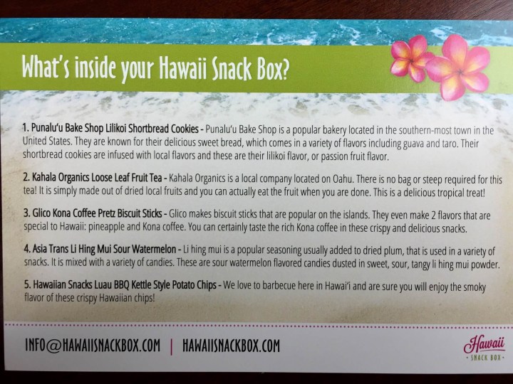 Hawaii Snack Box Subscription Box Review & Coupon September 2015 Hello Subscription