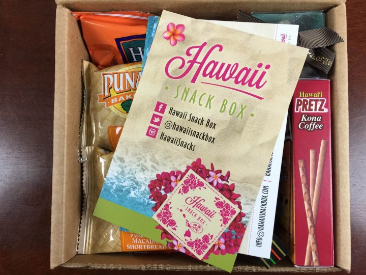 hawaii snack box september 2015 unboxing