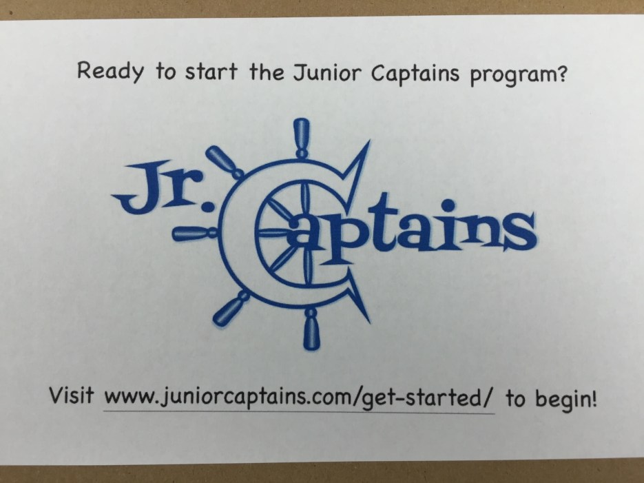Junior Captains Subscription Box Review & Coupon Box 1 Hello