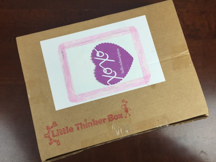 little thinker box august 2015 box