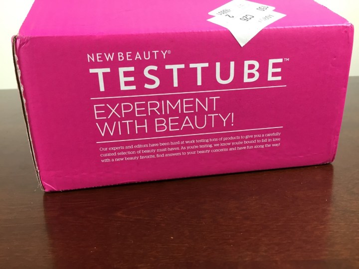 new beauty test tube september 2015 box
