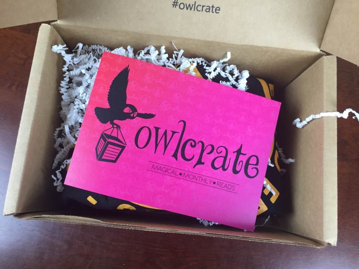owl crate september 2015 unboxing