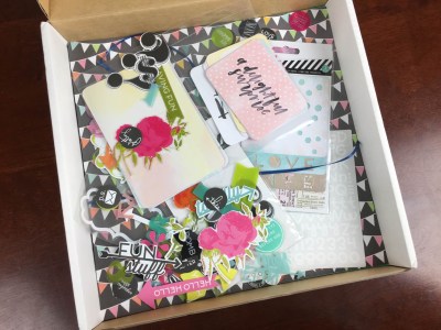 Paper Goose Scrapbooking Subscription Box Review – August 2015
