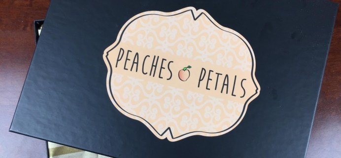 Peaches & Petals Subscription Box Review & 50% Off Coupon – September 2015
