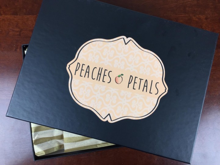 peaches & petals september 2015 box