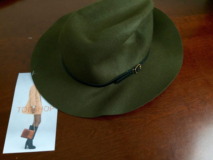 rachel zoe box of style fall september 2015 fedora hat