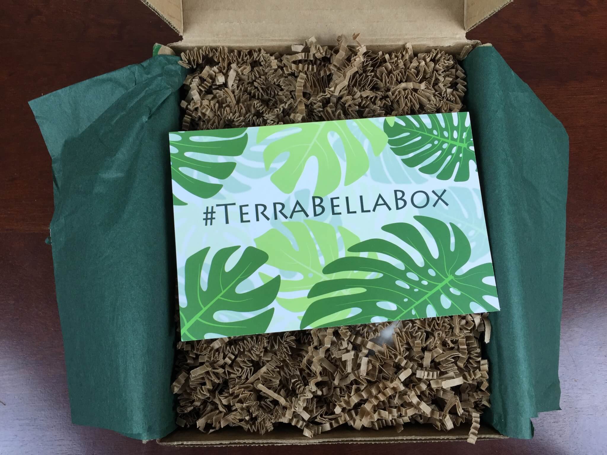 Terra Bella Box Review September 2015 Natural Beauty Subscription