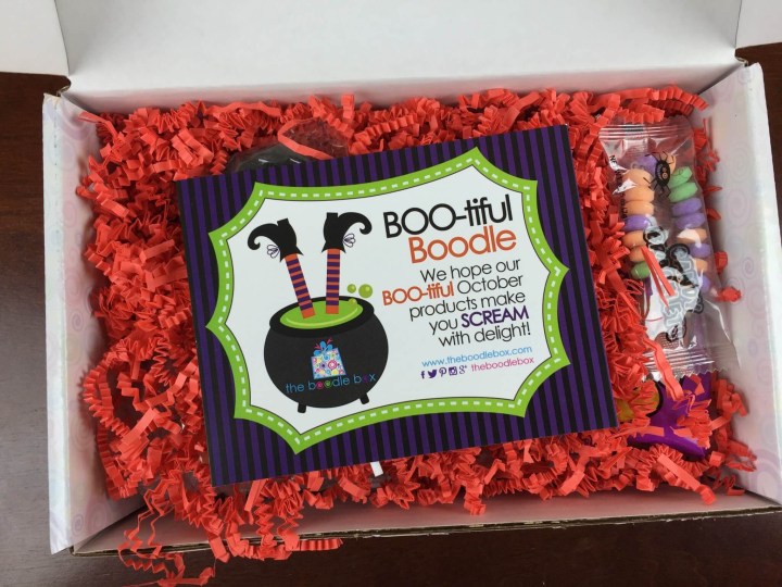 boodle box october 2015 unboxing