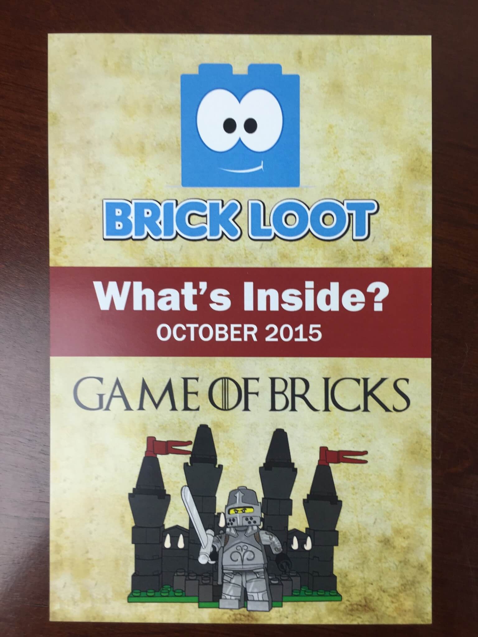 Brick Loot Subscription Box Review + Coupon October 2015 Hello