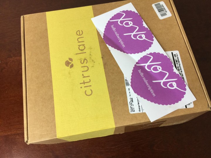 citrus lane baby october 2015 box