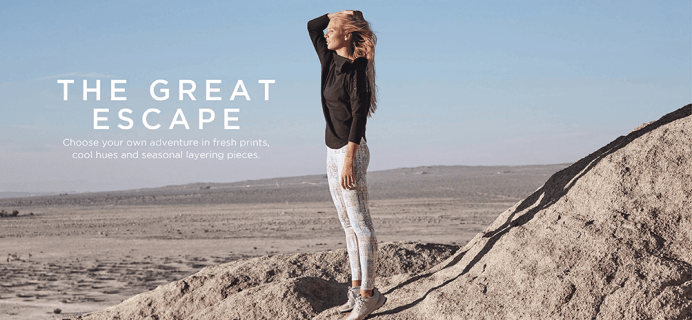 November 2015 Fabletics Selection + Half Off First Outfit Coupon