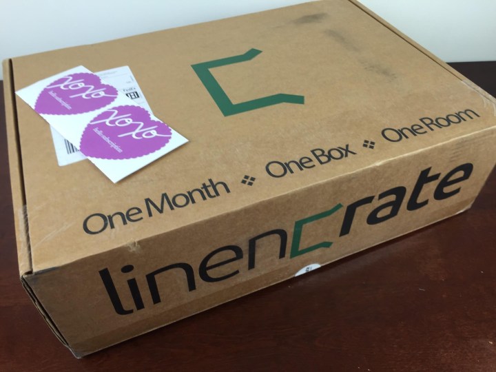 linen crate october 2015box
