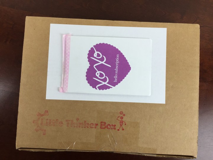 little thinker box september 2015 box