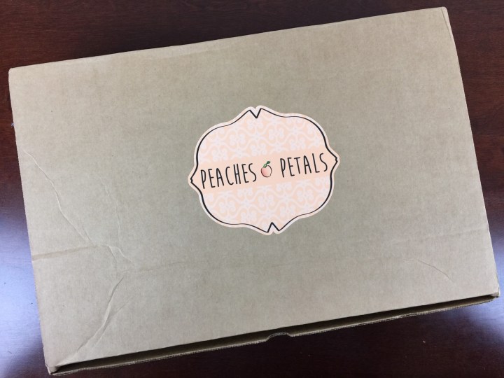 peaches & petals october 2015 box