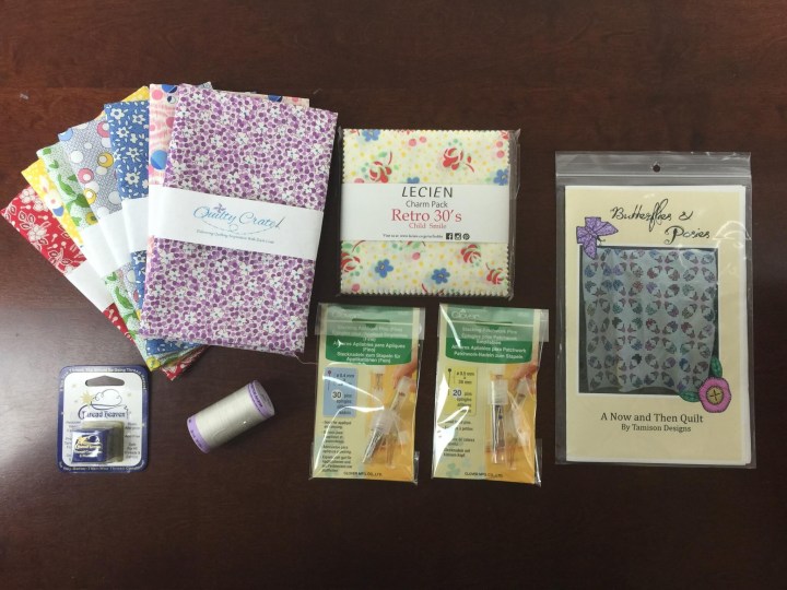 quilty crate september 2015 review