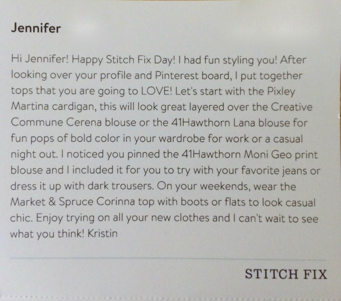 stitch fix october 2015 note