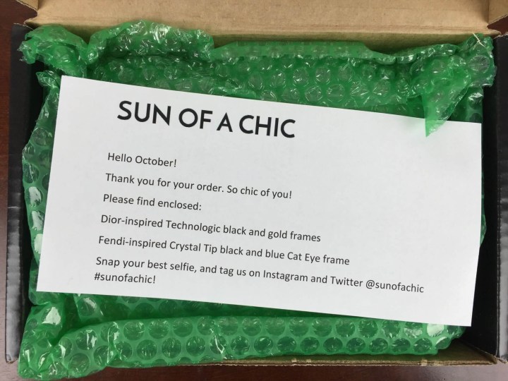 sun of a chic october 2015 unboxiing