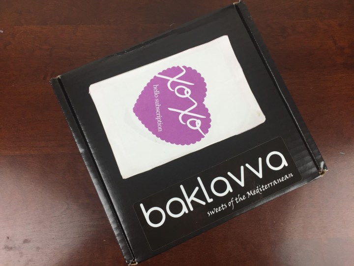 Baklavva November 2015 box