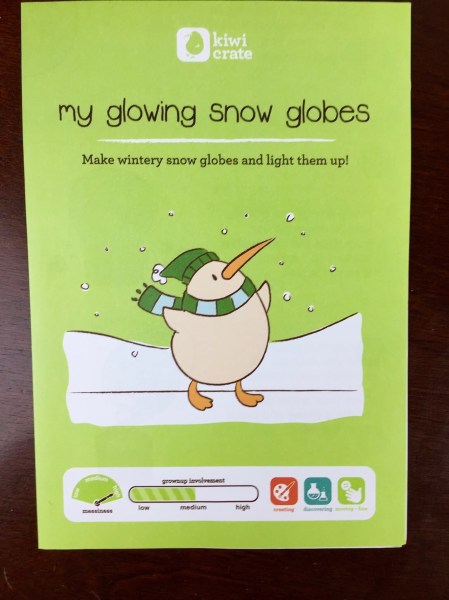 Kiwi Crate Glowing Snowglobes Holiday Craft information