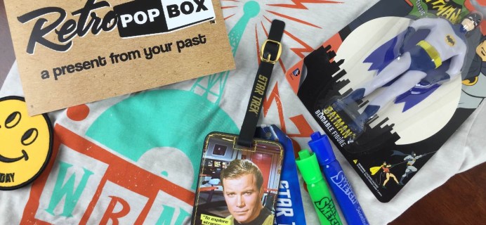 Retro Pop Box Subscription Box Review & Coupon – November 2015 60’s Box