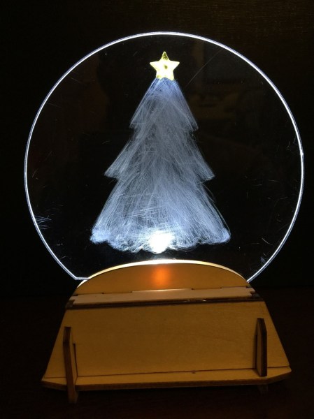 Tinker Crate LED Holiday Luminary christmas tree luminary