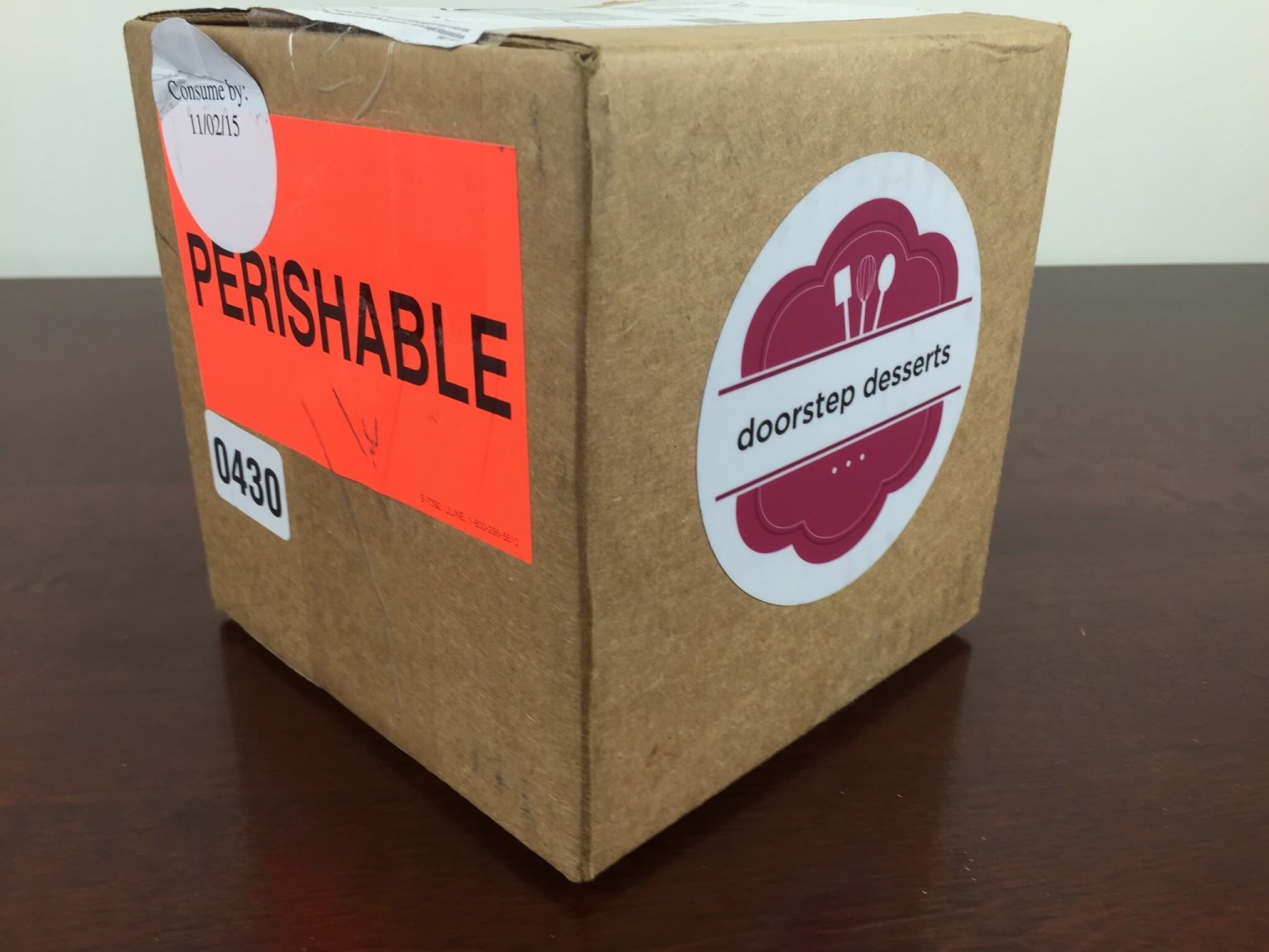 Doorstep Desserts Subscription Box Review Eclair Cake Hello