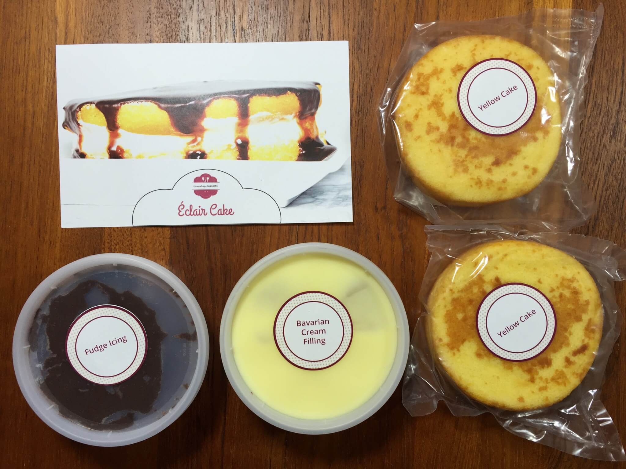 Doorstep Desserts Subscription Box Review Eclair Cake Hello