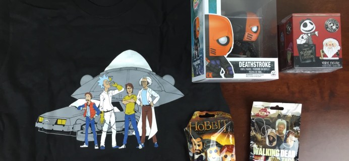 Geek Me Box October 2015 Subscription Box Review