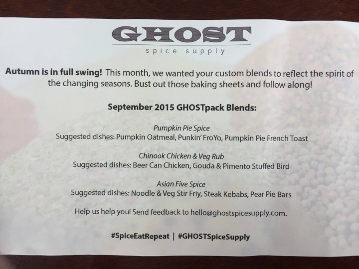 ghost spice supply september 2015 IMG_1717
