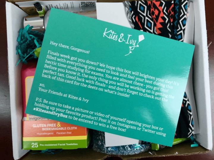 Kites & Ivy Winter Finals 2015 Box Spoiler + Coupon Code Hello