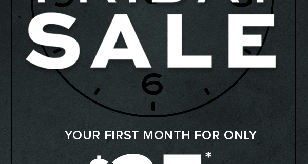Five Four Club Black Friday Deal: First Month $25 – Save $35!
