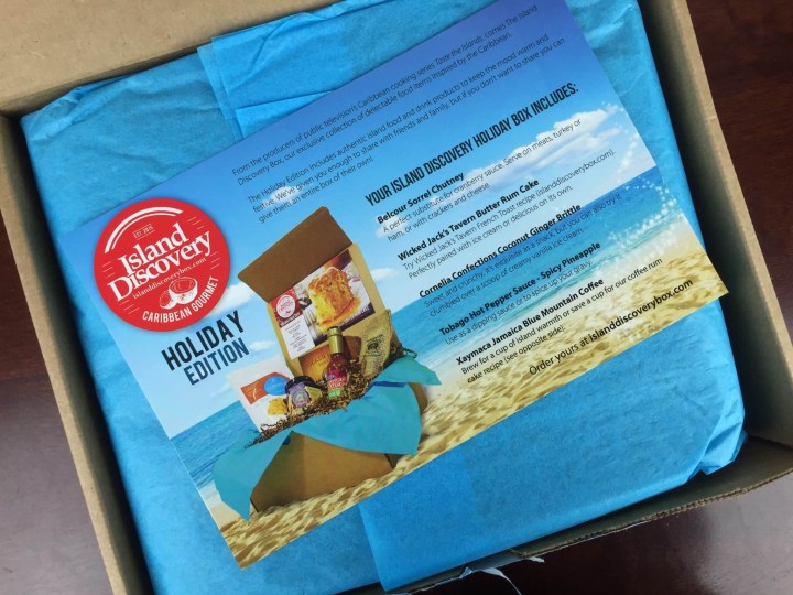 island discovery box holiday november 2015 unboxing