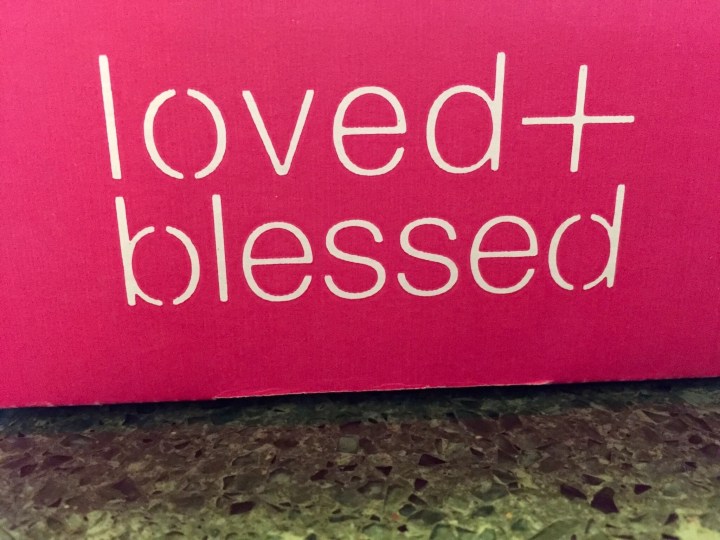 loved and blessed november 2015 box
