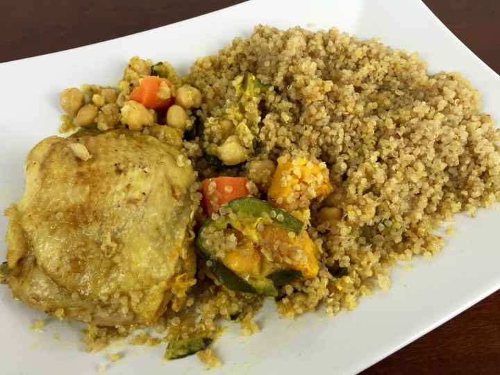 mealtime box moroccan chicken quinoa
