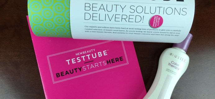 New Beauty Test Tube November 2015 Subscription Box Review + Coupon + Giveaway