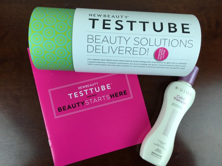 new beauty test tube november 2015 unboxing